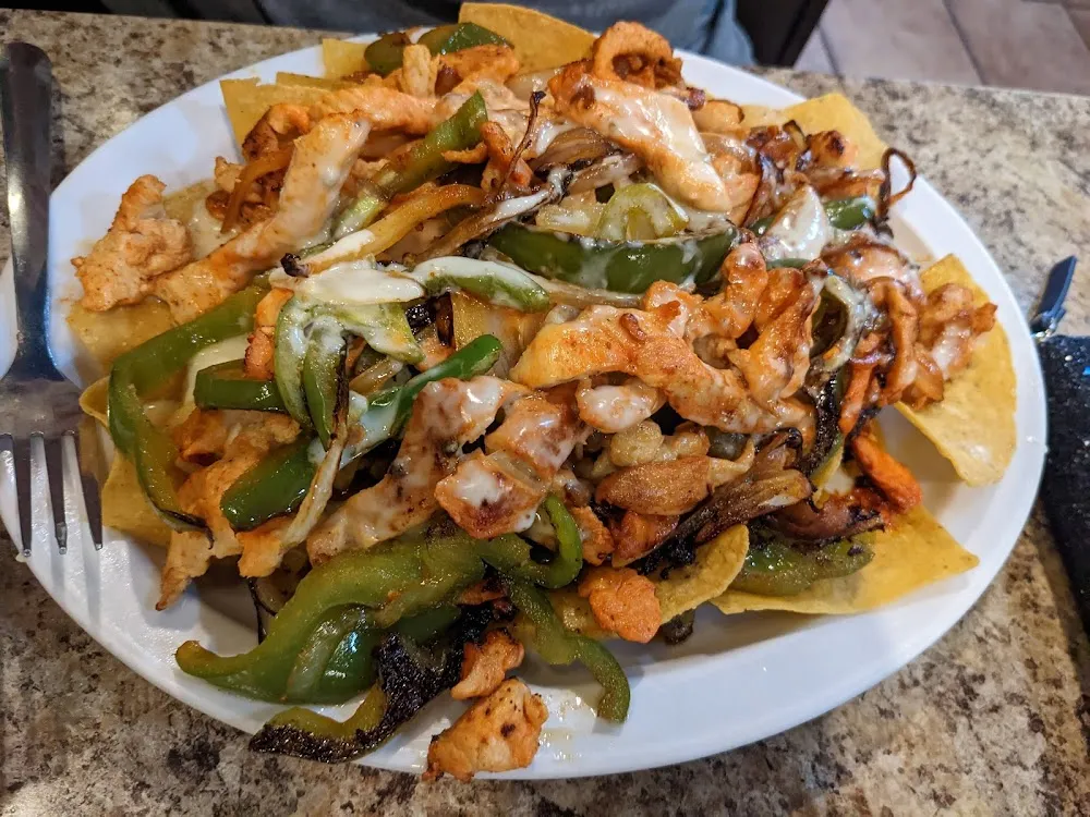Fajita Chicken Nachos