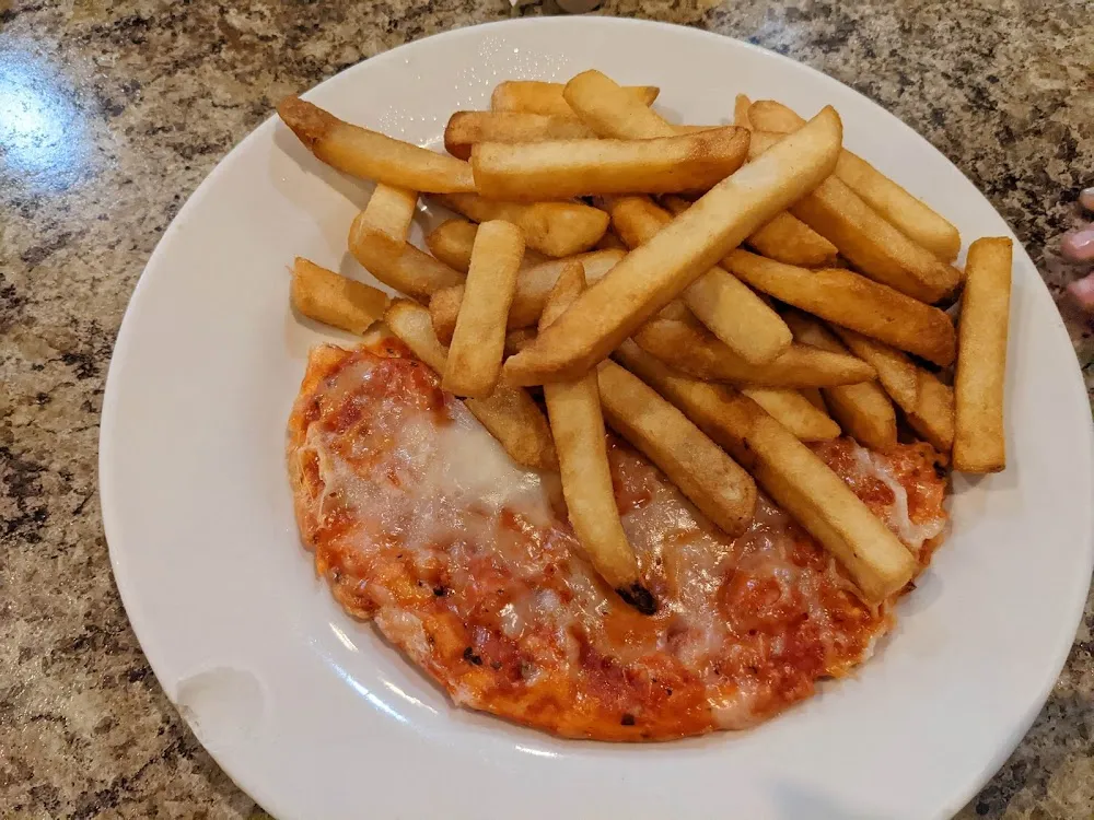 Kids Pizza and Fries